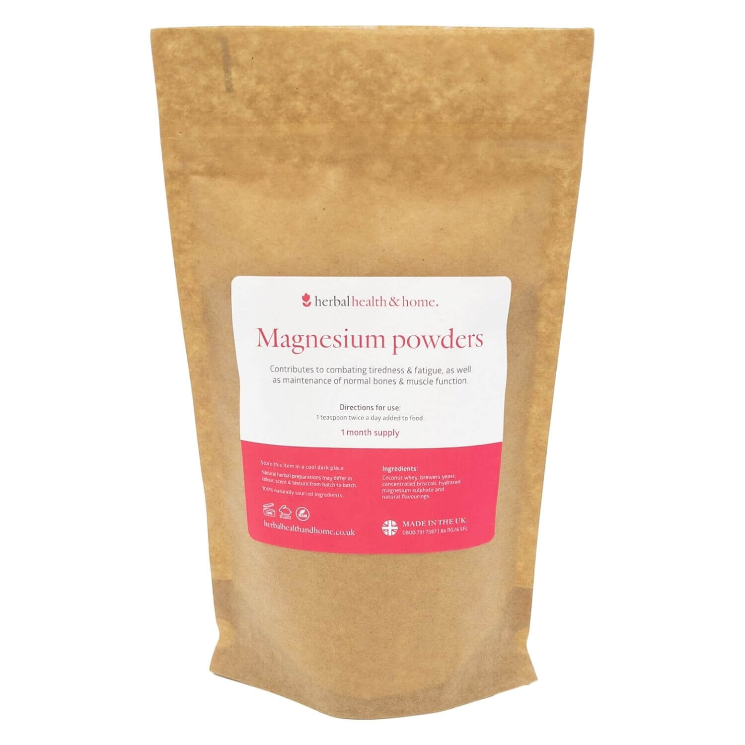 Magnesium Powders | Herbal, Health & Home
